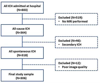 Enlarged Perivascular Spaces and Cerebral Small Vessel Disease in Spontaneous Intracerebral Hemorrhage Patients